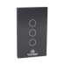 (Wifi) Apagador switch inalámbrico WIFI, control de 3 regresos de carga, 110V