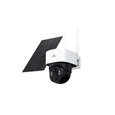 Cámara de Bateria PT 4mp| 4G| Visión Nocturna a color| Audio Bidireccional| Autoseguimiento Inteligente| Grabación Continua | Incluye Panel Solar de 5W