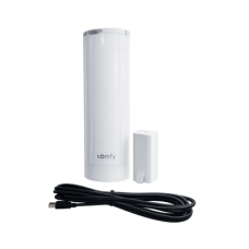 Motor para Cortinas Movelite WireFree RTS / Batería Recargable 2000 mAh / Capacidad 35 kg / Control RTS 433.42 MHz / IP30 / Hasta 10 m de Riel / Touch Motion / Compatible con App Inteo Somfy