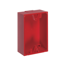 Caja trasera de montaje color rojo para estaciones de parada STOPPER