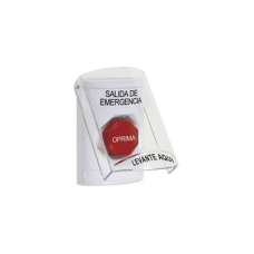 Botón Multipropósito, Texto Salida De Emergencia, Llave para Restablecer, Bocina Integrada De Alarma, Tapa De Policarbonato, 2 Relevadores forma C, Interior