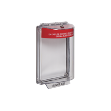 Cubierta Transparente Serie Universal Stopper®, Texto De Incendio En Español