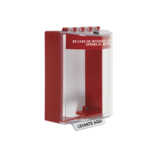 Cubierta Universal con Sirena y Espaciador, Texto de Incendio en Español