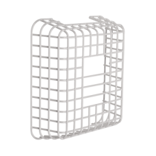 Jaula de acero FIRERAY Damage Stopper® para protección de detectores de haz óptico. Dimensiones 11.52 in (292 mm) altura x 10 in (254 mm) ancho x 3.58 in (91 mm) profundidad