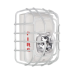 Protector De Rejilla Anti Vandalismo Y Golpes Accidentales, Color Blanco, Para Sirenas/Estrobos/Bocinas System Sensor, Montaje a Ras, 7.40