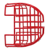 Protector De Rejilla Anti Vandalismo Y Golpes Accidentales, Color Rojo, Para Sirenas/Estrobos/Bocinas System Sensor, Montaje En Superficie, 7.49