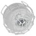 Protector De Rejilla Anti Vandalismo Y Golpes Accidentales, Color Blanco, Para Sirenas/Estrobos/Bocinas System Sensor, Montaje en Superficie en Techo, 8.55