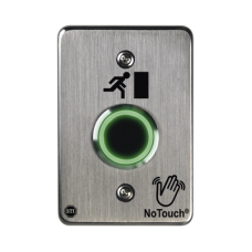 Interruptor IR NoTouch® de Acero Inoxidable, De un solo grupo, Símbolo de puerta