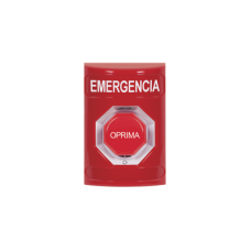 Botón de Emergencia, Texto en Español, Color Rojo, Acción Mantenida, Girar para Restablecer y LED Multicolor Botón de Emergencia, Texto en Español, Color Rojo, Acción Mantenida, Girar para Restablecer y LED Multicolor