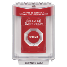 Botón Multipropósito, Salida De Emergencia, Girar Para Reset, Bocina Integrada, Español, Cubierta De Policarbonato, 2 Relevadores NO/NC, Interior/exterior Botón Multipropósito, Salida De Emergencia, Girar Para Reset, Bocina Integrada, Español, Cubierta De Policarbonato, 2 Relevadores NO/NC, Interior/exterior
