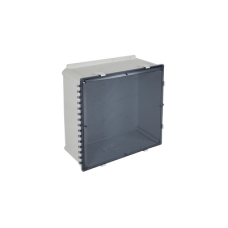 Caja De Policarbonato Con Puerta Tintada, 24Hx24Wx10D Pulgadas (609.6 x 609.6 x 254 mm), IP66, Uso Interior Exterior, Listado UL/cUL