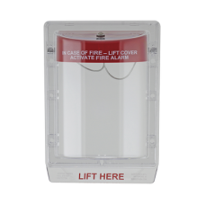 Cubierta Protectora de Policarbonato Serie Stopper IIÆ, Con Bocina, Sin Espaciador, Montaje Empotrado, Etiqueta en Inglés