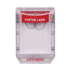 Cubierta Protectora de Policarbonato Serie Stopper IIÆ, Con Bocina, Sin Espaciador, Montaje Empotrado, Etiqueta Personalizada