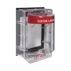 Cubierta Protectora de Policarbonato Serie Stopper IIÆ, Con Bocina, Con Espaciador, Montaje Empotrado, Etiqueta Personalizada