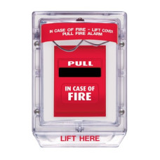 Cubierta Protectora Serie Stopper IIÆ De Policarbonato Super Resistente, Montaje Empotrado, Texto En Inglés, Sin Bocina