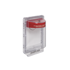 Protector de Policarbonato Súper Resistente para Palanca de Incendio Texto en Español