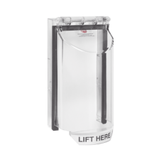 Cubierta De Policarbonato Serie Bopper StopperÆ, Para Lectora, Sin Llave, Transparente, Texto En Inglés