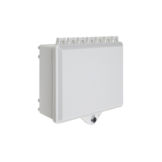 Gabinete de Policarbonato Blanco Súper Resistente, para Uso en Interior o Exterior, Cerradura con Llave