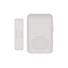 Timbre Inalámbrico Para Puerta Con 10 Tonos, Hasta 150m Linea de Vista, Con Receptor Inalámbrico Incluido, 110Vca Timbre Inalámbrico Para Puerta Con 10 Tonos, Hasta 150m Linea de Vista, Con Receptor Inalámbrico Incluido, 110Vca