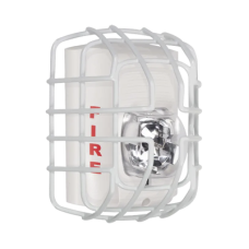 Protector De Rejilla Anti Vandalismo Y Golpes Accidentales, Color Blanco, Para Sirenas/Estrobos/Bocinas System Sensor, Montaje a Ras, 7.40