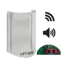 Cubierta Protectora De Policarbonato, Súper Resistente, Con Sonido, Con Transmisor Inalámbrico Para STI-V34104, Texto En Ingles, Para Botones Multiusos Serie Stopper® Station De STI Cubierta Protectora De Policarbonato, Súper Resistente, Con Sonido, Con Transmisor Inalámbrico Para STI-V34104, Texto En Ingles, Para Botones Multiusos Serie Stopper® Station De STI