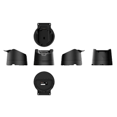 Soporte Giratorio SUNMI para V3 MIX/P3 MIX / Rotación 0°~180° / Entrada 24V 1.4A / Pogo Pin 6 PIN / USB Tipo-A / Ethernet / RJ12 / RS232 / Amplio Rango de Temperatura