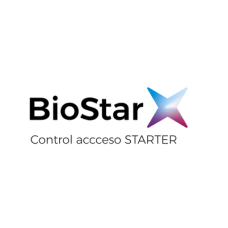 BioStar X edición Starter, Administración de Acceso y asistencia, Licencia para 5 puertas/100 usuarios/1 operador, uso con lectores SUPREMA