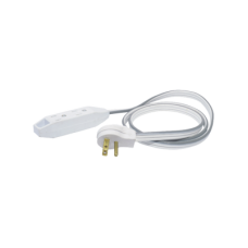 Extension electrica plana de 1 metro con clavija aterrizada. Extension electrica plana de 1 metro con clavija aterrizada.