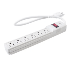 Multicontacto con Supresor de Picos 450 Joules, Voltaje de Entrada: 127 Vca NEMA 5-15P, Con 6 Salidas NEMA 5-15R. Multicontacto con Supresor de Picos 450 Joules, Voltaje de Entrada: 127 Vca NEMA 5-15P, Con 6 Salidas NEMA 5-15R.