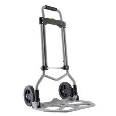 Diablo Plegable / Capacidad 60 kg / Jaladera de Hule Espuma / Botón Despliegue Rápido / Base Acero Antiderrapante / Llanta Hule Duradera / Transporte Compacto