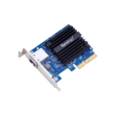 Adaptador de Ethernet E10G18-T1 | 10 Gbps | Compatible con PCIe 3.0 y 2.0 | Autonegociación 4 u 8 Canales | Perfil Bajo y Altura Completa | Compatibilidad con Synology DSM 6.1.7 o Posterior | Certificaciones FCC, CE, BSMI | Garantía de 5 A&a