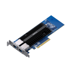 Adaptador de Red Synology E10G30-T2 | Doble Puerto 10 GbE | PCIe 3.0 x8 | Compatible con Synology | Link Aggregation.