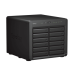 NAS Synology DiskStation DS2422+ | 12 Bahías | Expandible a 24 Bahías | Procesador AMD Ryzen Quad-Core | Hasta 32 GB DDR4 ECC | Caché NVMe SSD | Redes 10/25GbE | Compatible con Virtualización y Vigilancia.