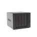 Servidor NAS de 4 Bahías (Expandible a 9 Bahías) / Hasta 162 TB / Servicio Nube Gratis (P2P) / Administración Remota y Respaldo Programado