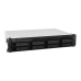 Servidor de Almacenamiento en Red RackStation RS1221+ | 8 Bahías | Expansión a 12 Bahías | CPU AMD Ryzen V1500B | 4 GB DDR4 ECC | RAID Soportado | 10/25GbE | Synology High Availability | Protección de Datos Integral.