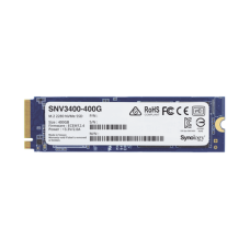 SSD 400GB NVMe M.2 2280, diseñada para Synology NAS con ranuras M.2 integradas