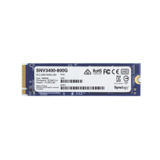 SSD 800GB NVMe M.2 2280, diseñada para Synology NAS con ranuras M.2 integradas