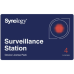 Licencias de Dispositivos de Vigilancia Synology | Paquete de 4 Licencias | Compatibilidad con Cámaras IP, Módulos de E/S, Altavoces IP | Gestión Centralizada CMS | Licencias Predeterminadas Incluidas.