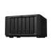 NAS Synology DiskStation DS1621+ | 6 Bahías | Procesador AMD Ryzen V1500B | 4 GB DDR4 ECC | Expansión Hasta 16 Bahías | 2 Ranuras M.2 NVMe | Puerto 10GbE RJ-45 | Compatibilidad RAID | Btrfs | Virtualización | Caché SSD.