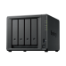 NAS DiskStation DS425+ | 4 Bahías | Intel Celeron J4125 2.7 GHz | 2 GB DDR4 / 2.5GbE + 1GbE | 2 Puertos USB 3.2 Gen 1 | 2 Ranuras M.2 NVMe | Hasta 80 TB | Synology DSM.