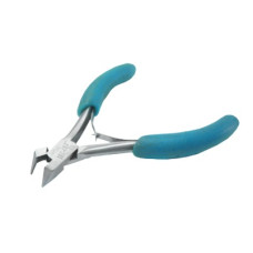 Pinza de corte fino frontal al raz, templada y de 4