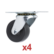 Kit de 4 Ruedas Locas para Racks y Gabinetes (Ver Compatibilidad). Kit de 4 Ruedas Locas para Racks y Gabinetes (Ver Compatibilidad).