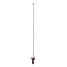 Antena Base para Banda Civil (CB), Ganacia de 3 dBi, Frecuencia 26.960 - 27.400 MHz, Ajuste manual de altura, Conector UHF-Hembra. Antena Base para Banda Civil (CB), Ganacia de 3 dBi, Frecuencia 26.960 - 27.400 MHz, Ajuste manual de altura, Conector UHF-Hembra.