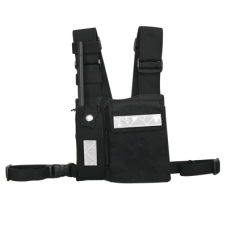 Pechera Universal Sin Logo con Soporte para Radio y Bolígrafo más Bolsa con Cinta Adherente para su Seguridad.