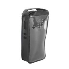 Funda Reforzada de Piel con Frente Transparente para Radios TK-2312/ TK3312K. Funda Reforzada de Piel con Frente Transparente para Radios TK-2312/ TK3312K.
