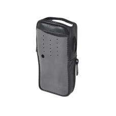 Funda de Piel Reforzada, Versión 2 de Fácil Acceso y Cubierta Frontal de Plástico Transparente para los Radios TK-2000KV2, TK-3000KV2