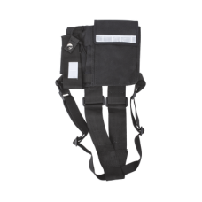 Pechera Universal sin logo con soporte para radio y bolígrafo más bolsa con cinta adherente para su seguridad.