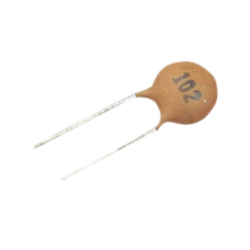 Capacitor de Cerámica de 0.001 uFd, a 50 Volt.