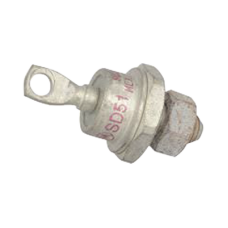 Diodo Schottky de Potencia SD-51, Rectificador de Silicio VRRM-45V, IF-60A, Catodo en Base del DO-5.