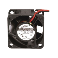 Ventilador Axial, sin Escobillas de 40 X 40 X 20 mm, Rodamiento de Baleros, Cables de 30 cm, 12 Vcc, 100 mA, 8.8 CFM.